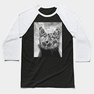 Black Kitty Baseball T-Shirt